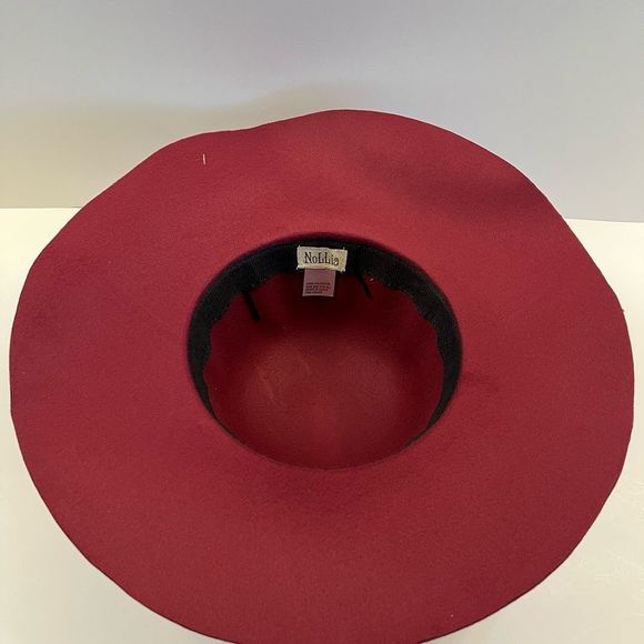 Floppy Hat- Dressy W/ Bow Knot- Cabernet/ Burgundy/ Maroon - NWT - Picture 5 of 8
